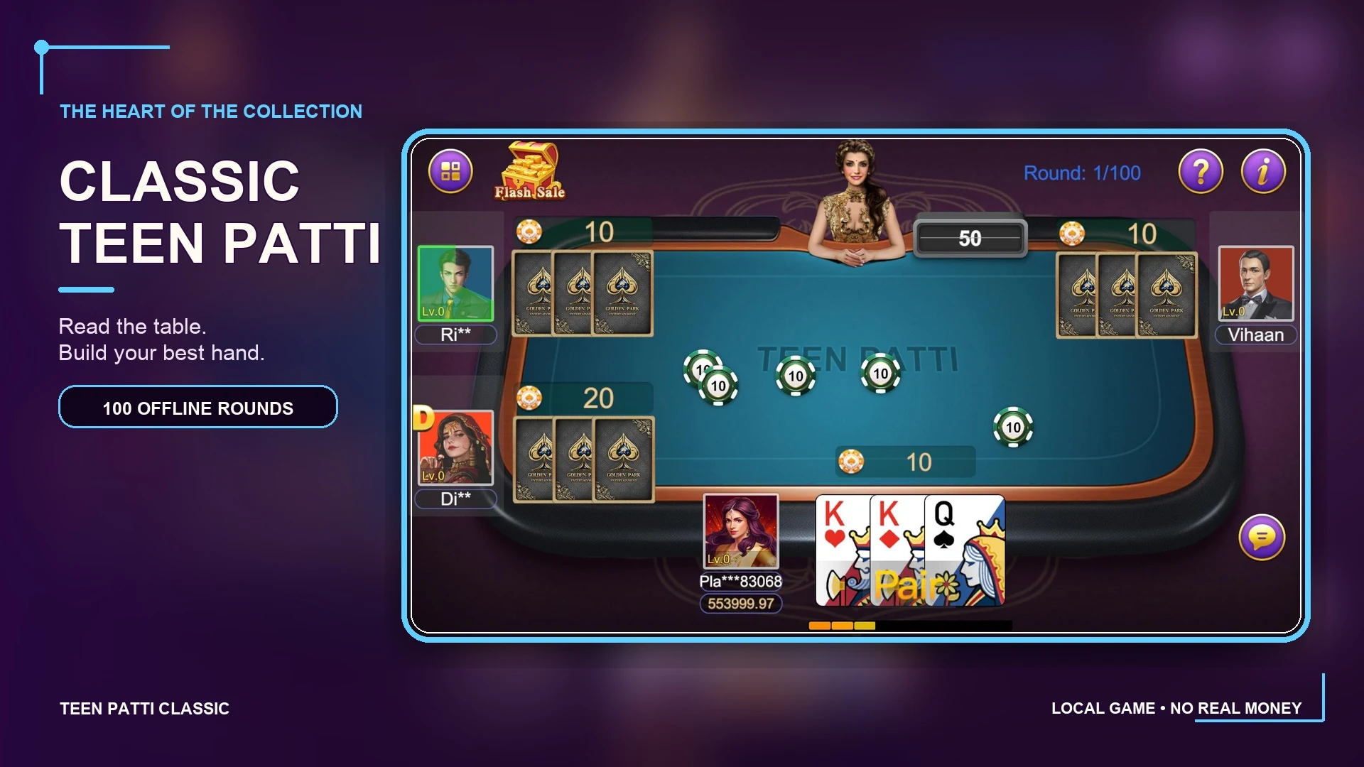 Teen Patti Classic : Offline screenshot